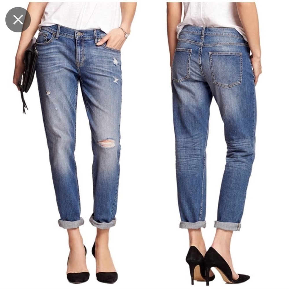Banana Republic Girlfriend Jeans Size 8/29reg.